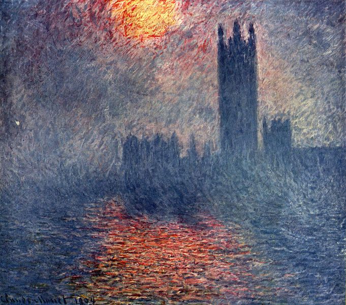 Houses of Parliament, London - Claude Monet