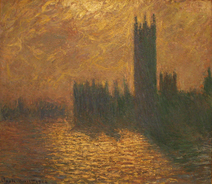 Houses of Parliament, London - Claude Monet